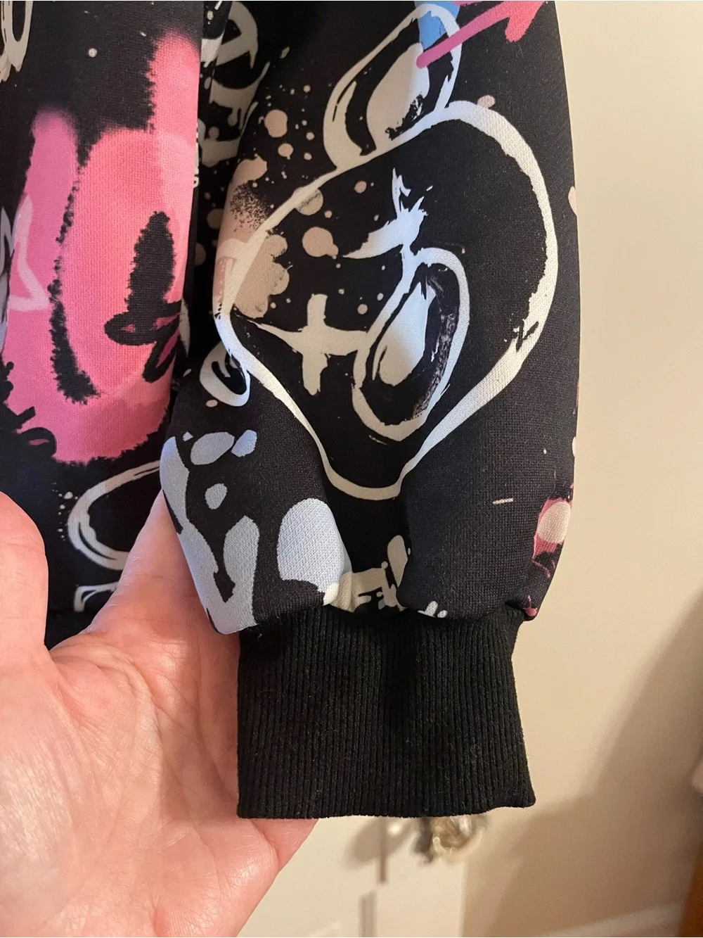 Teen fun print hoodie
